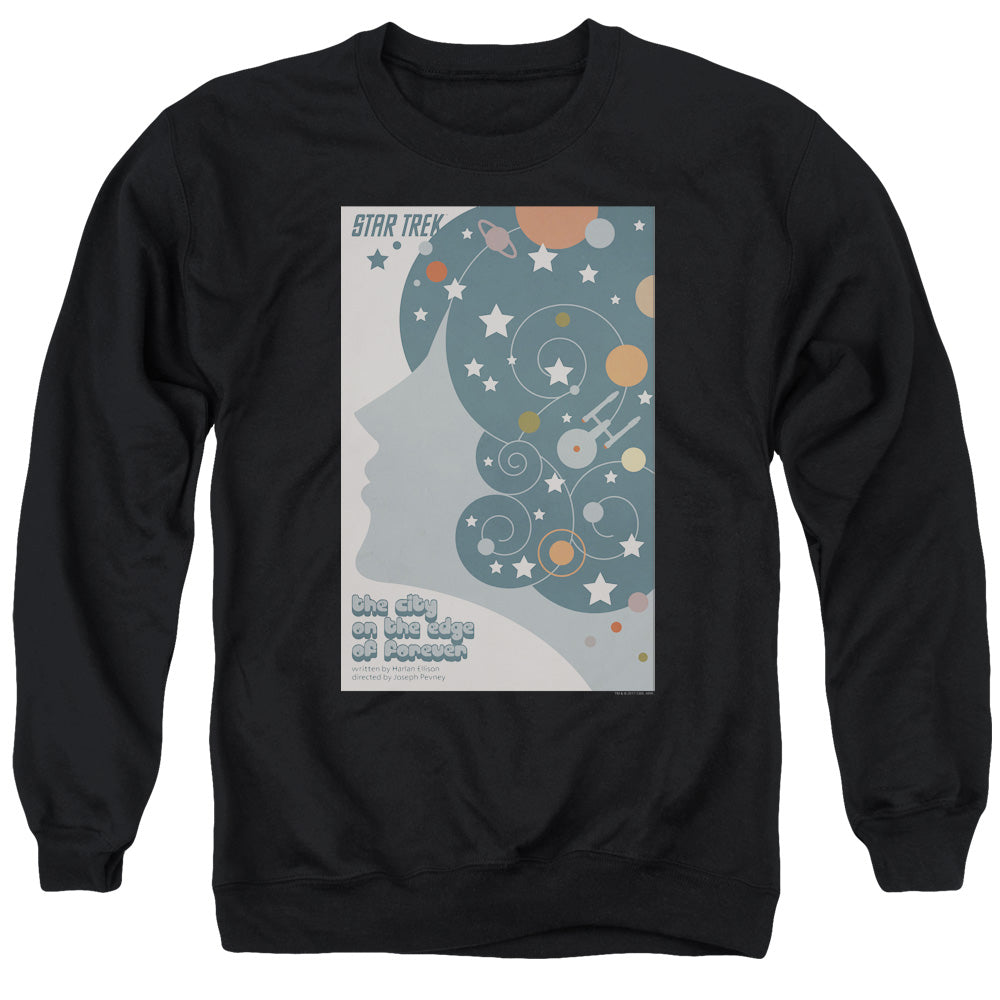 STAR TREK/TOS EPISODE 28 - ADULT CREWNECK SWEATSHIRT - BLACK