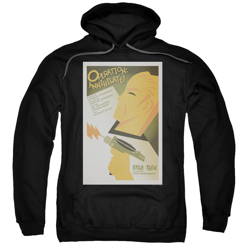 STAR TREK/TOS EPISODE 29 - ADULT PULLOVER HOODIE - BLACK