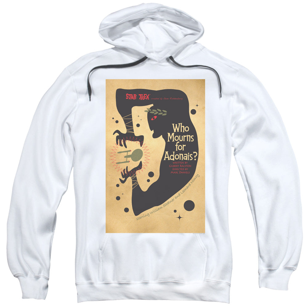 STAR TREK/TOS EPISODE 31 - ADULT PULLOVER HOODIE - WHITE