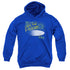 CSI/I ATE THE EVIDENCE - YOUTH PULLOVER HOODIE - ROYAL BLUE