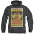STAR TREK/TOS EPISODE 33 - ADULT HEATHER HOODIE - BLACK