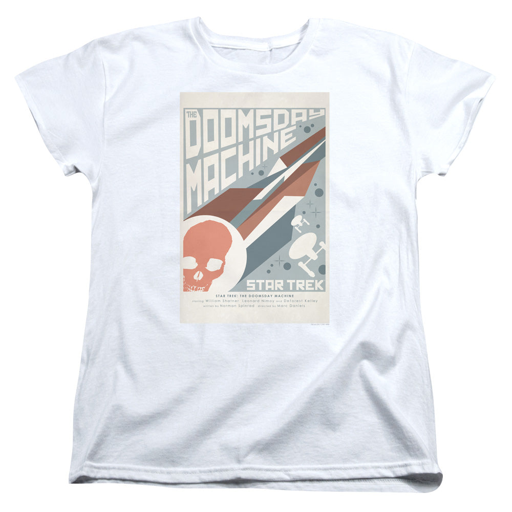 STAR TREK/TOS EPISODE 35 - S/S WOMENS TEE - WHITE