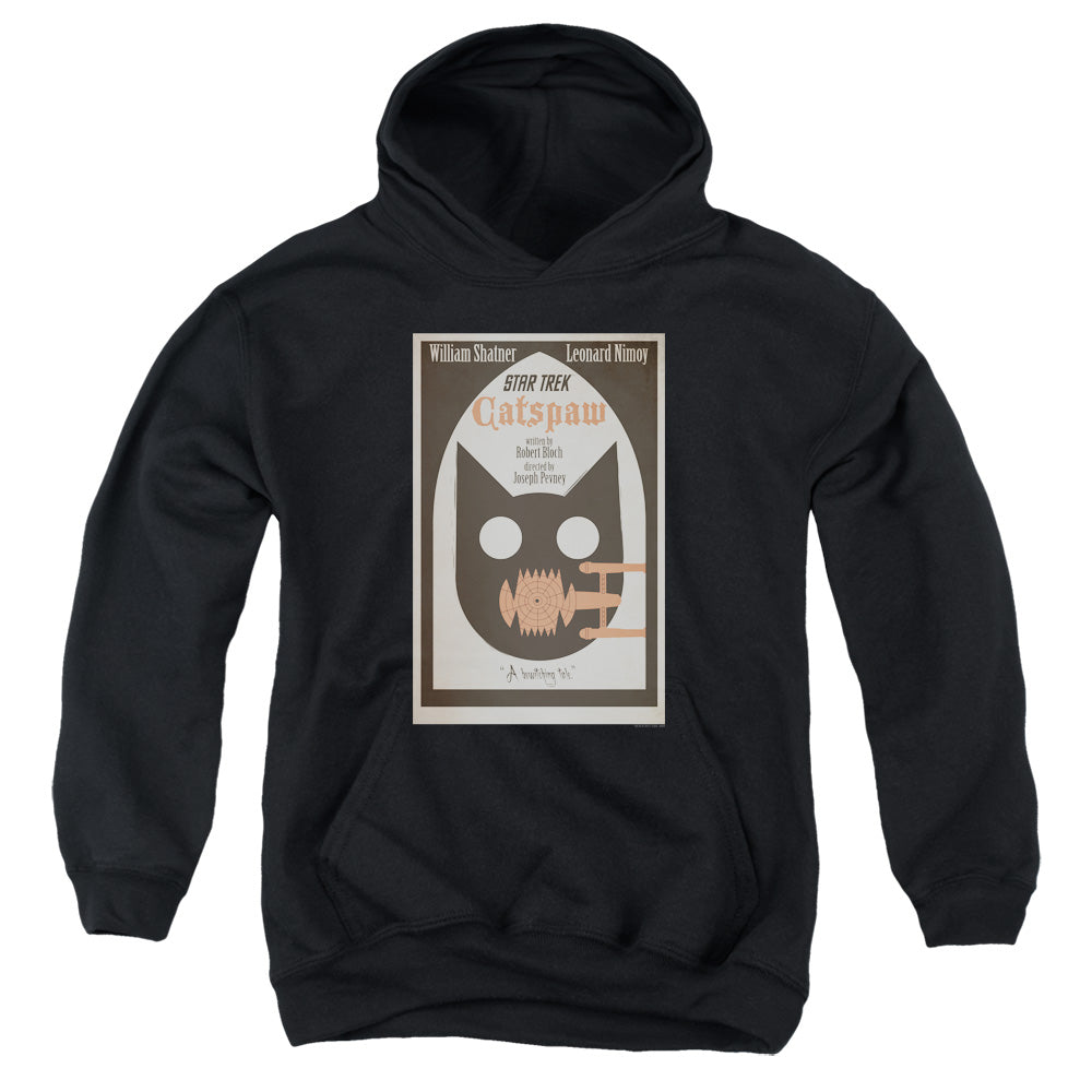STAR TREK/TOS EPISODE 36 - YOUTH PULLOVER HOODIE - BLACK