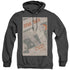 STAR TREK/TOS EPISODE 39 - ADULT HEATHER HOODIE - BLACK
