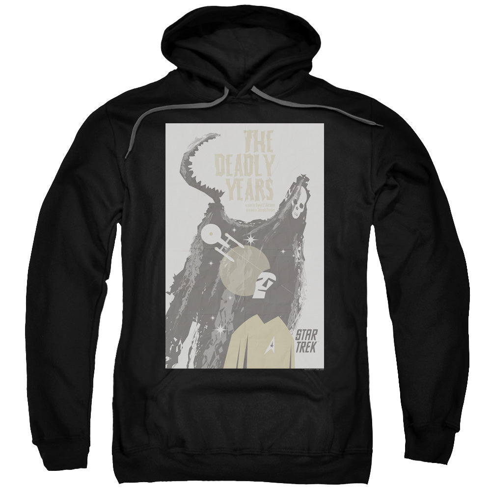 STAR TREK/TOS EPISODE 41 - ADULT PULLOVER HOODIE - BLACK
