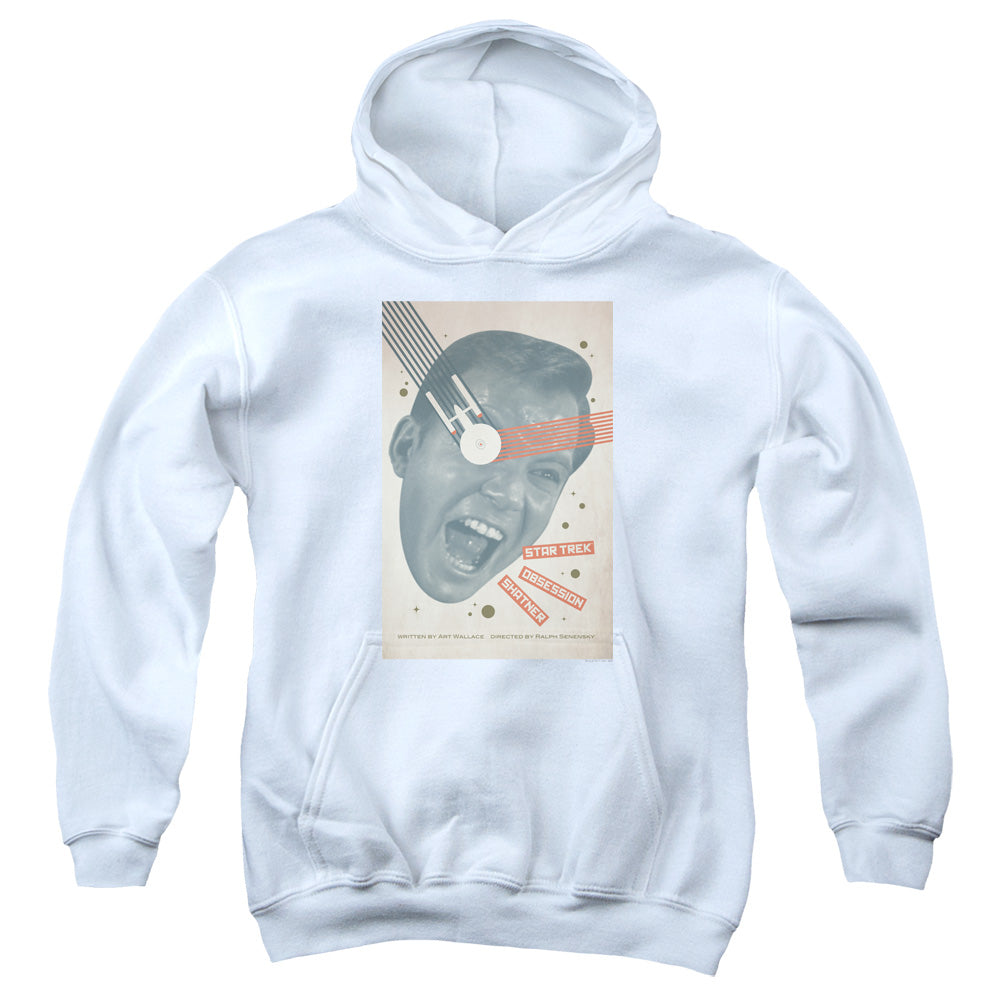 STAR TREK/TOS EPISODE 42 - YOUTH PULLOVER HOODIE - WHITE