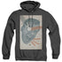 STAR TREK/TOS EPISODE 42 - ADULT HEATHER HOODIE - BLACK