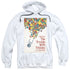 STAR TREK/TOS EPISODE 44 - ADULT PULLOVER HOODIE - WHITE