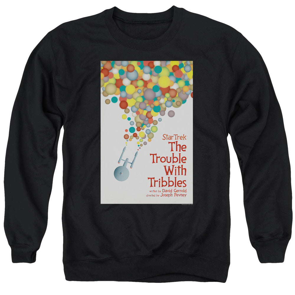 STAR TREK/TOS EPISODE 44 - ADULT CREWNECK SWEATSHIRT - BLACK