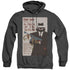 STAR TREK/TOS EPISODE 46 - ADULT HEATHER HOODIE - BLACK