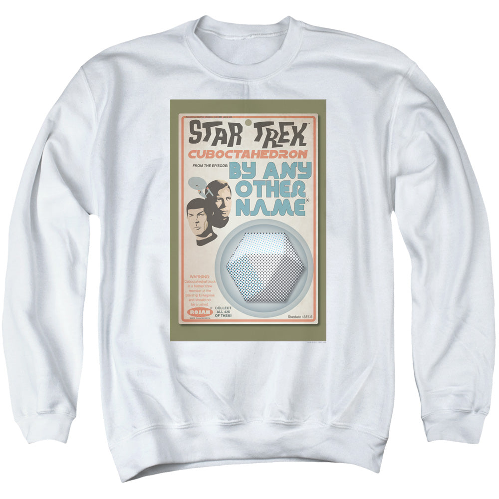 STAR TREK/TOS EPISODE 51 - ADULT CREWNECK SWEATSHIRT - WHITE