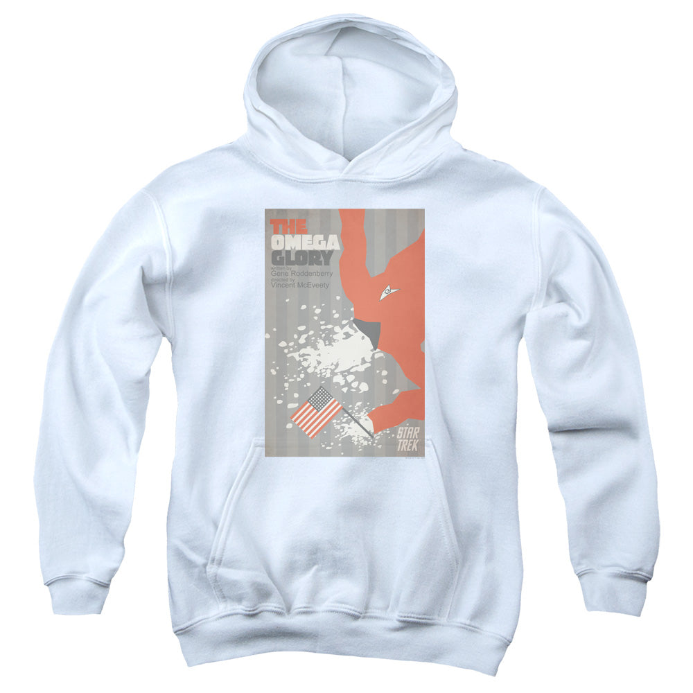 STAR TREK/TOS EPISODE 52 - YOUTH PULLOVER HOODIE - WHITE