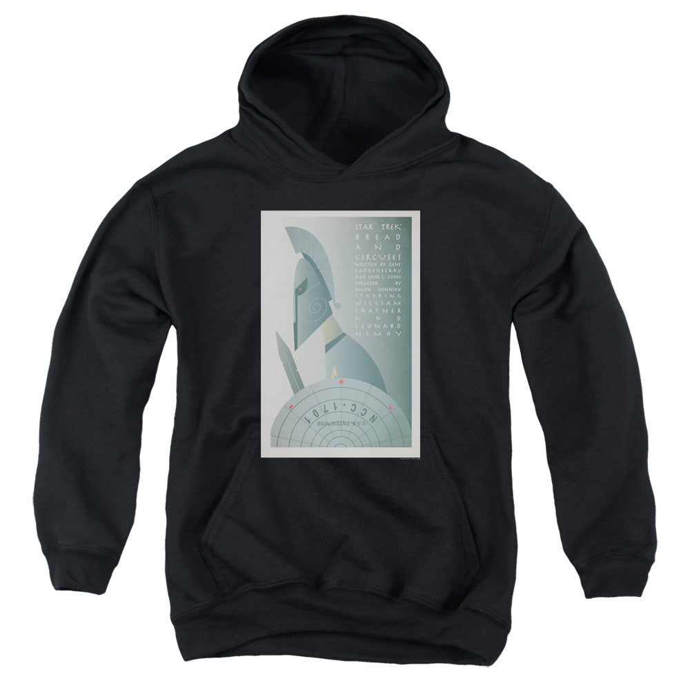 STAR TREK/TOS EPISODE 54 - YOUTH PULLOVER HOODIE - BLACK