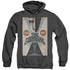 STAR TREK/TOS EPISODE 58 - ADULT HEATHER HOODIE - BLACK