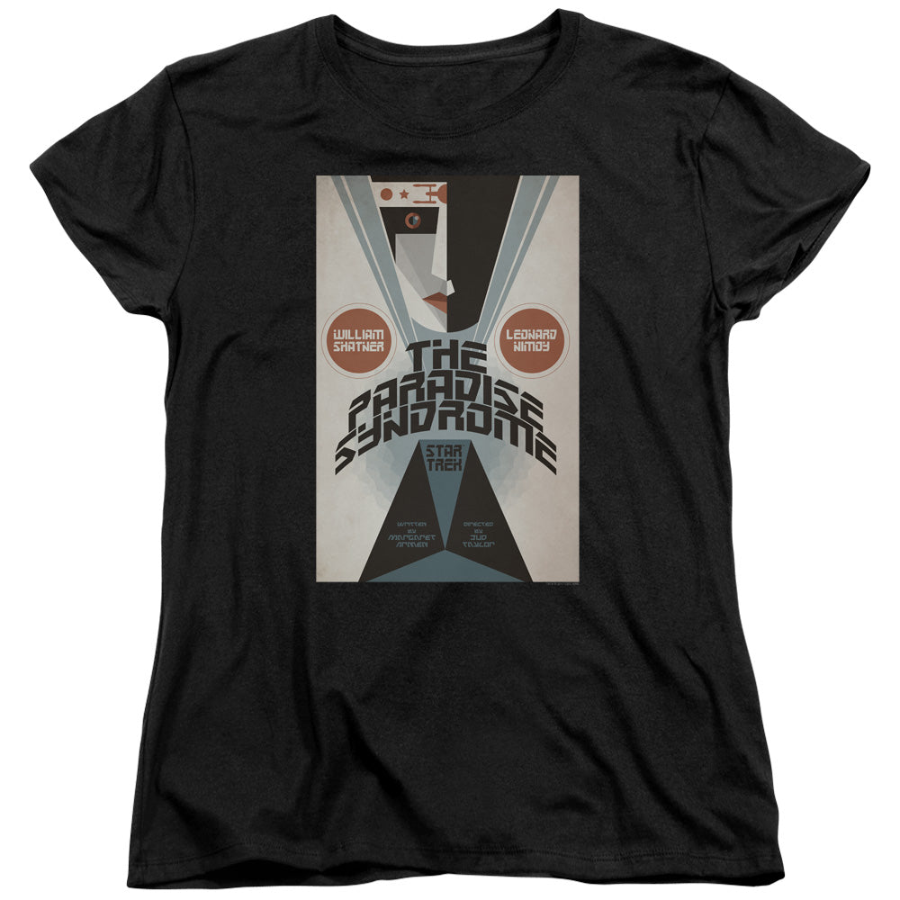 STAR TREK/TOS EPISODE 58 - S/S WOMENS TEE - BLACK