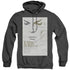 STAR TREK/TOS EPISODE 60 - ADULT HEATHER HOODIE - BLACK