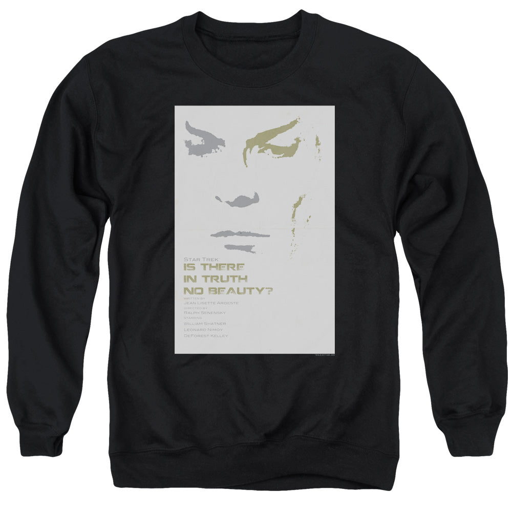 STAR TREK/TOS EPISODE 60 - ADULT CREWNECK SWEATSHIRT - BLACK