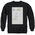 STAR TREK/TOS EPISODE 60 - ADULT CREWNECK SWEATSHIRT - BLACK