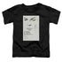 STAR TREK/TOS EPISODE 60 - S/S TODDLER TEE - BLACK