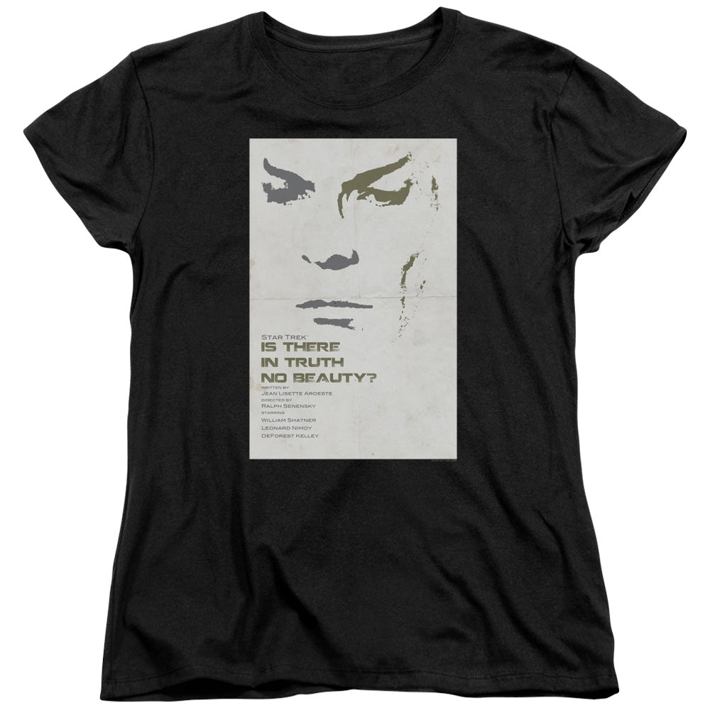 STAR TREK/TOS EPISODE 60 - S/S WOMENS TEE - BLACK