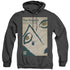 STAR TREK/TOS EPISODE 67 - ADULT HEATHER HOODIE - BLACK