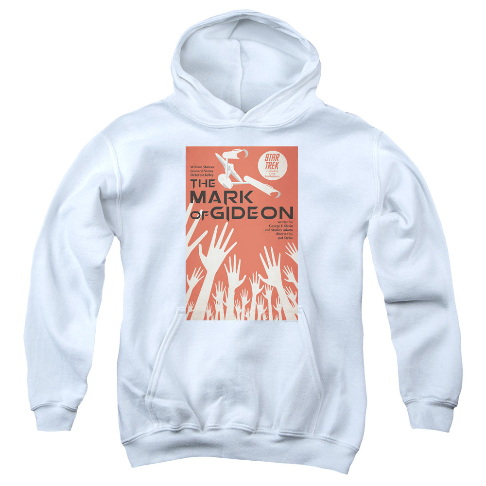 STAR TREK/TOS EPISODE 71 - YOUTH PULLOVER HOODIE - WHITE