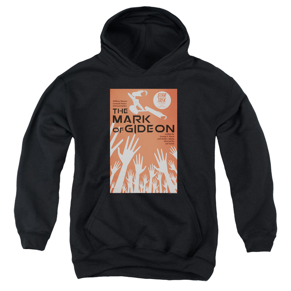 STAR TREK/TOS EPISODE 71 - YOUTH PULLOVER HOODIE - BLACK