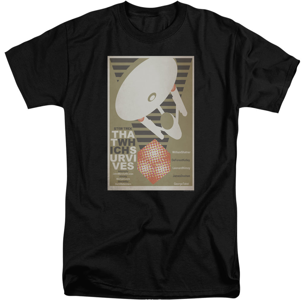 STAR TREK/TOS EPISODE 72 - S/S ADULT TALL 18/1 - BLACK