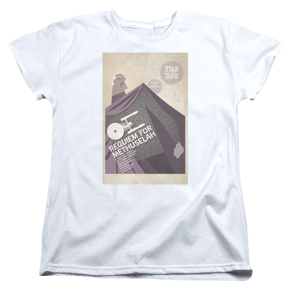 STAR TREK/TOS EPISODE 74 - S/S WOMENS TEE - WHITE