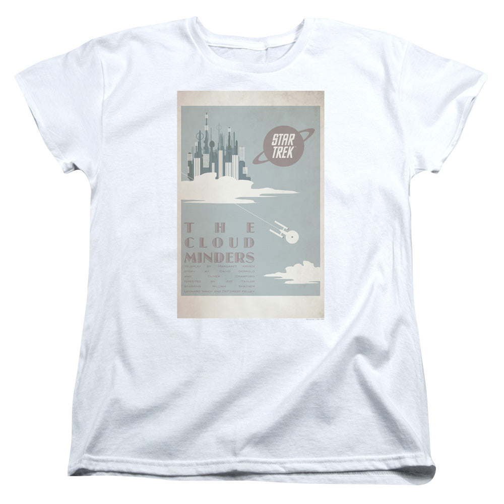 STAR TREK/TOS EPISODE 76 - S/S WOMENS TEE - WHITE