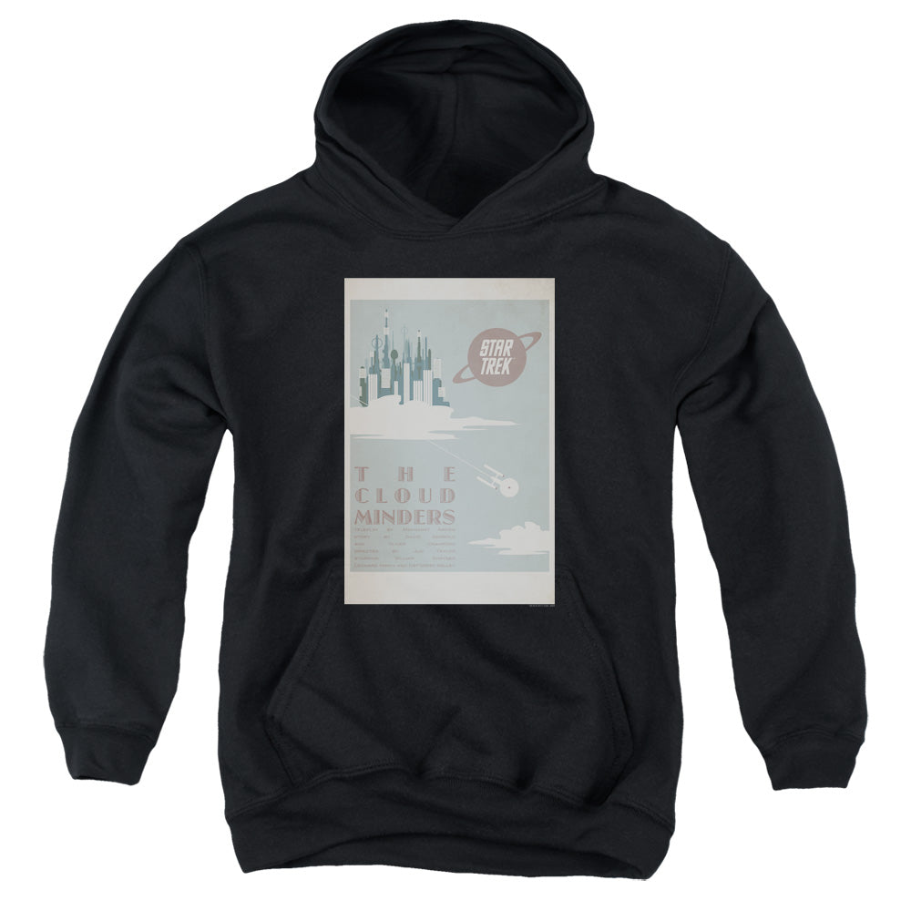 STAR TREK/TOS EPISODE 76 - YOUTH PULLOVER HOODIE - BLACK