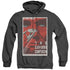 STAR TREK/TOS EPISODE 77 - ADULT HEATHER HOODIE - BLACK