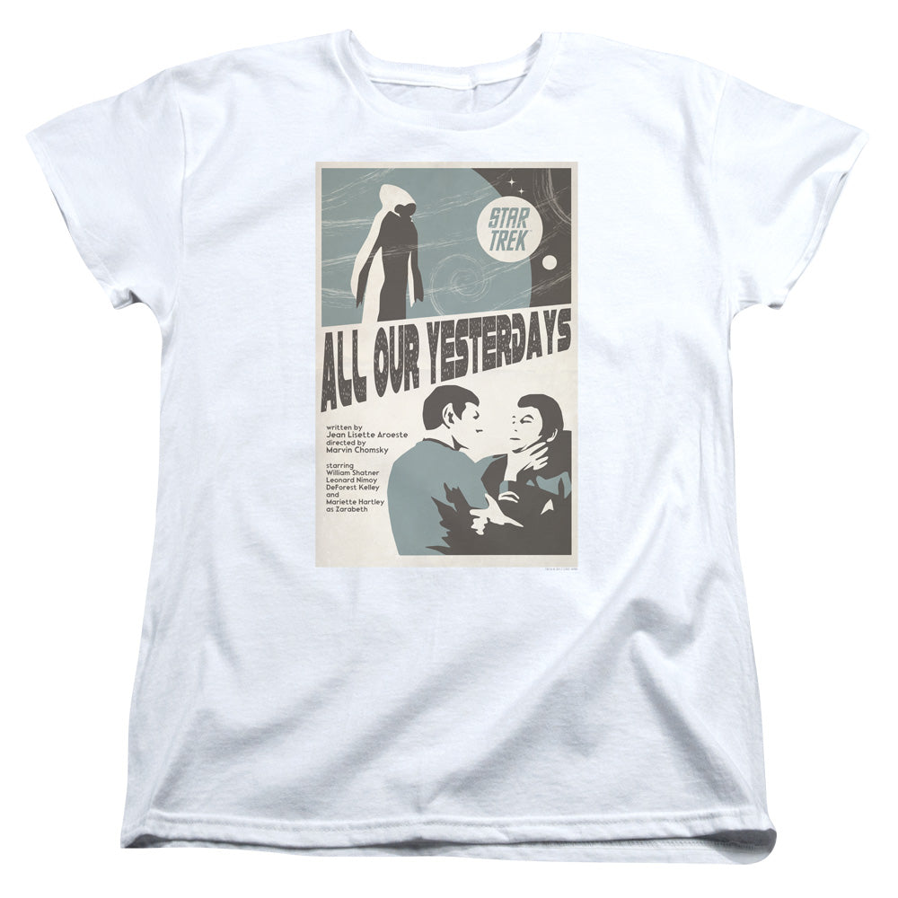 STAR TREK/TOS EPISODE 78 - S/S WOMENS TEE - WHITE