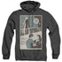 STAR TREK/TOS EPISODE 78 - ADULT HEATHER HOODIE - BLACK