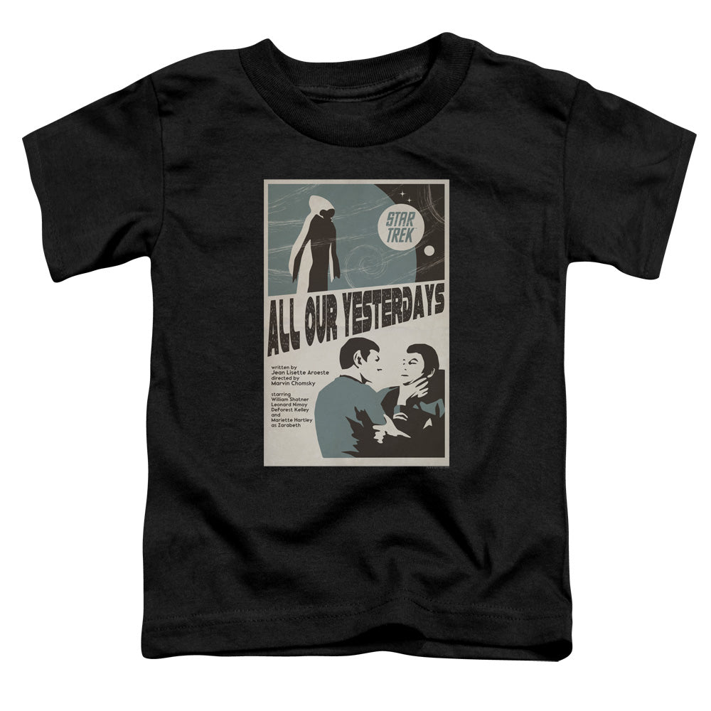 STAR TREK/TOS EPISODE 78 - S/S TODDLER TEE - BLACK
