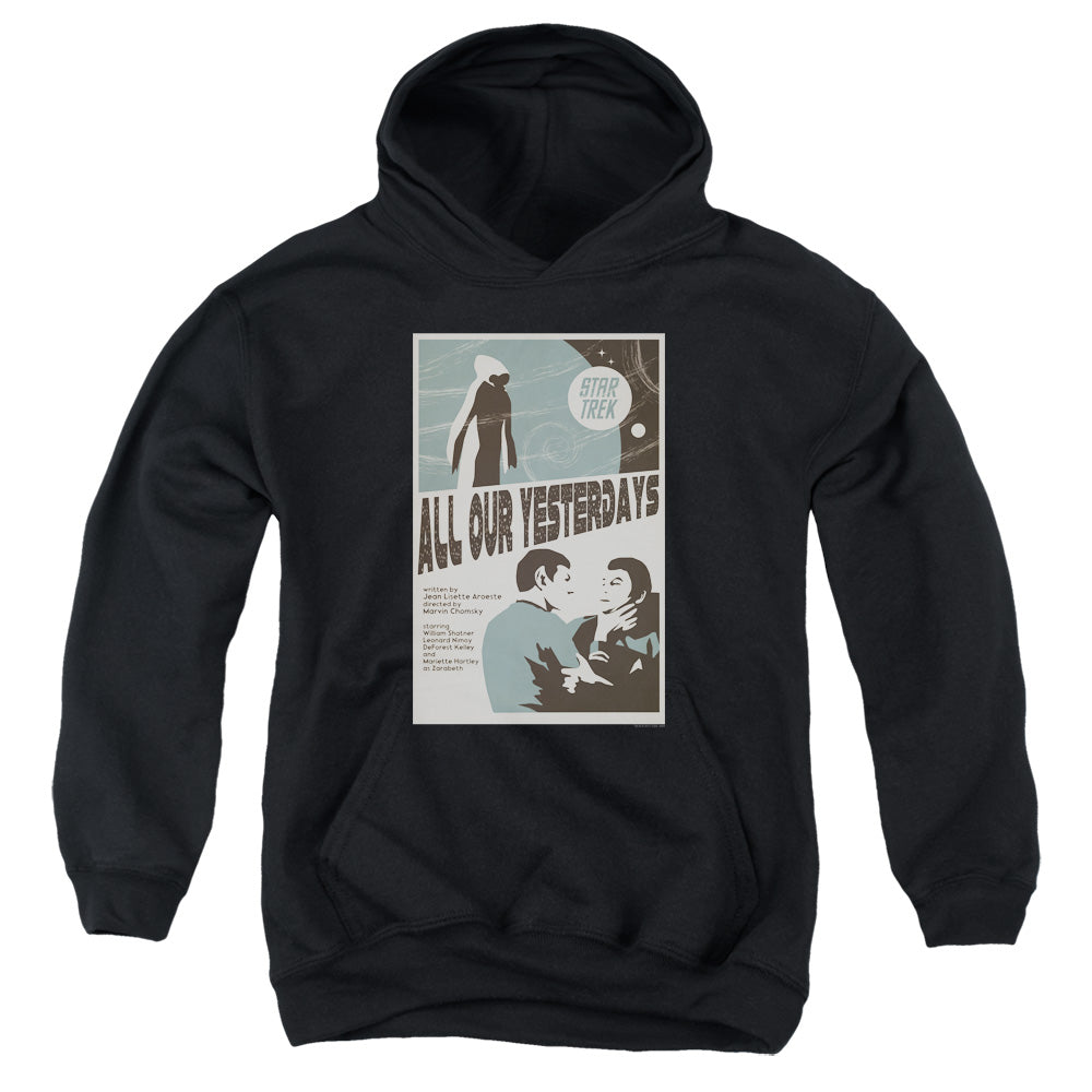 STAR TREK/TOS EPISODE 78 - YOUTH PULLOVER HOODIE - BLACK