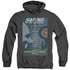 STAR TREK/TNG SEASON 1 EPISODE 1 - ADULT HEATHER HOODIE - BLACK