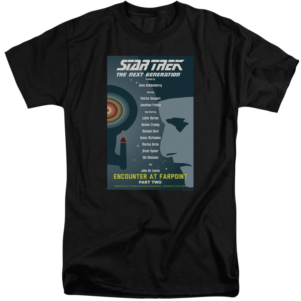 STAR TREK/TNG SEASON 1 EPISODE 2 - S/S ADULT TALL 18/1 - BLACK