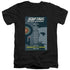 STAR TREK/TNG SEASON 1 EPISODE 2 - S/S ADULT V-NECK 30/1 - BLACK