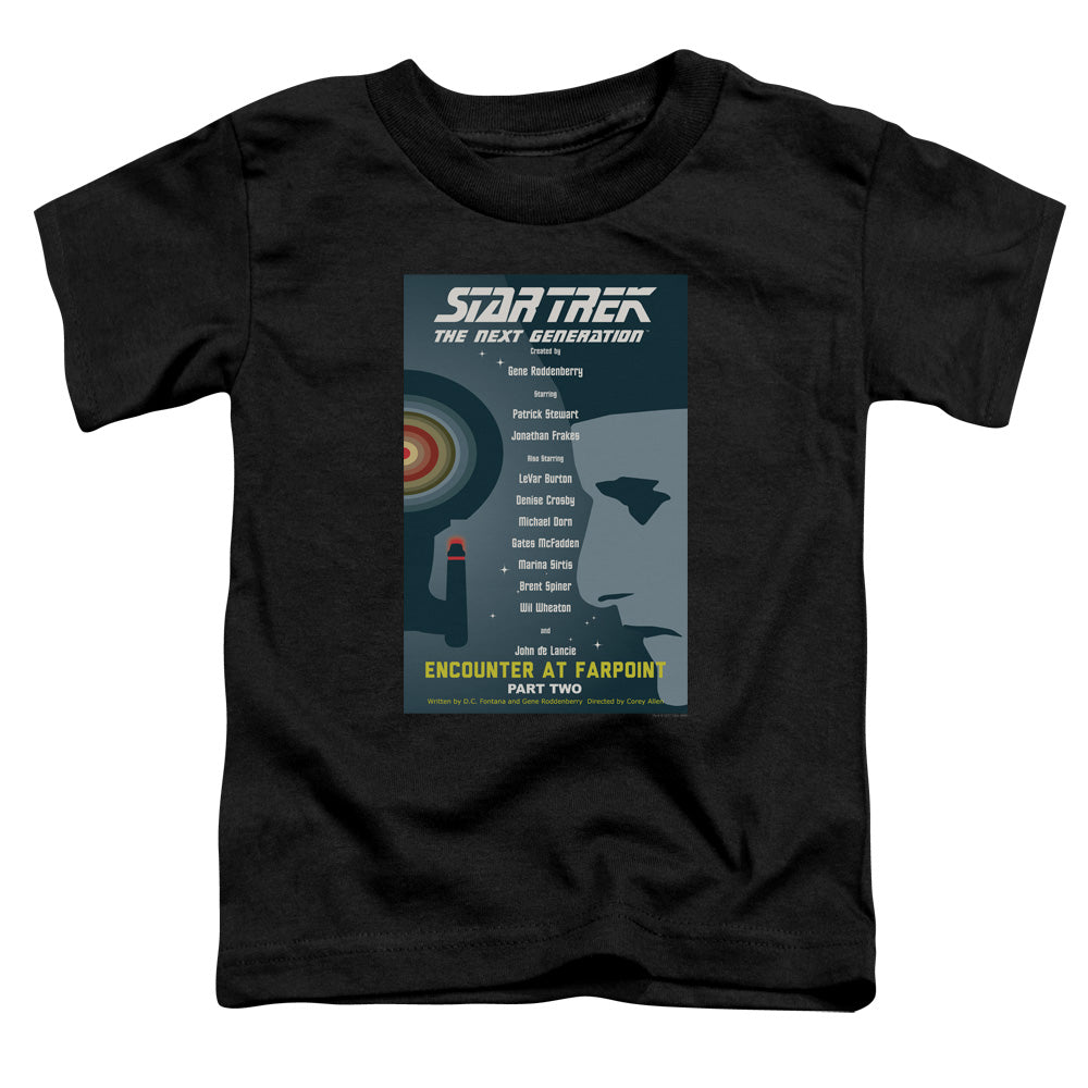 STAR TREK/TNG SEASON 1 EPISODE 2 - S/S TODDLER TEE - BLACK