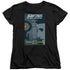 STAR TREK/TNG SEASON 1 EPISODE 2 - S/S WOMENS TEE - BLACK