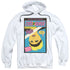STAR TREK/TNG SEASON 1 EPISODE 4 - ADULT PULLOVER HOODIE - WHITE