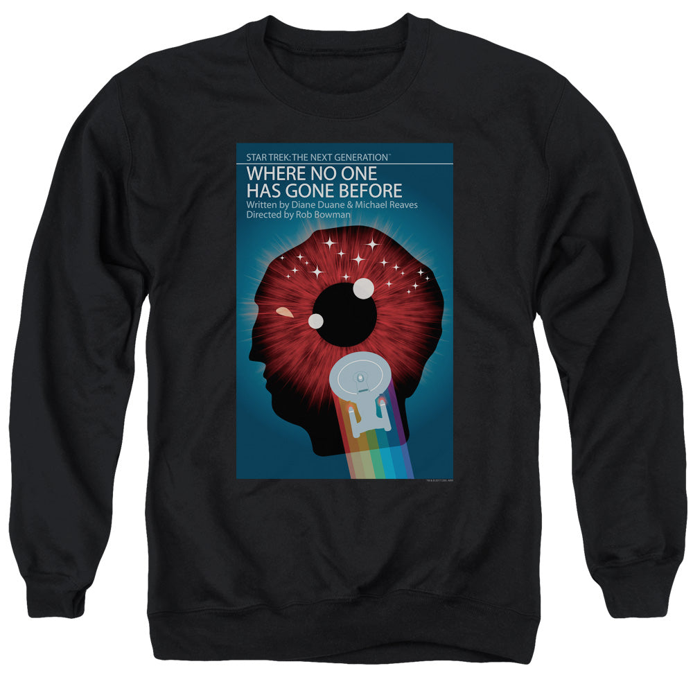 STAR TREK/TNG SEASON 1 EPISODE 6 - ADULT CREWNECK SWEATSHIRT - BLACK