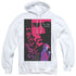 STAR TREK/TNG SEASON 1 EPISODE 7 - ADULT PULLOVER HOODIE - WHITE