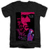 STAR TREK/TNG SEASON 1 EPISODE 7 - S/S ADULT V-NECK 30/1 - BLACK