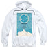 STAR TREK/TNG SEASON 1 EPISODE 8 - ADULT PULLOVER HOODIE - WHITE