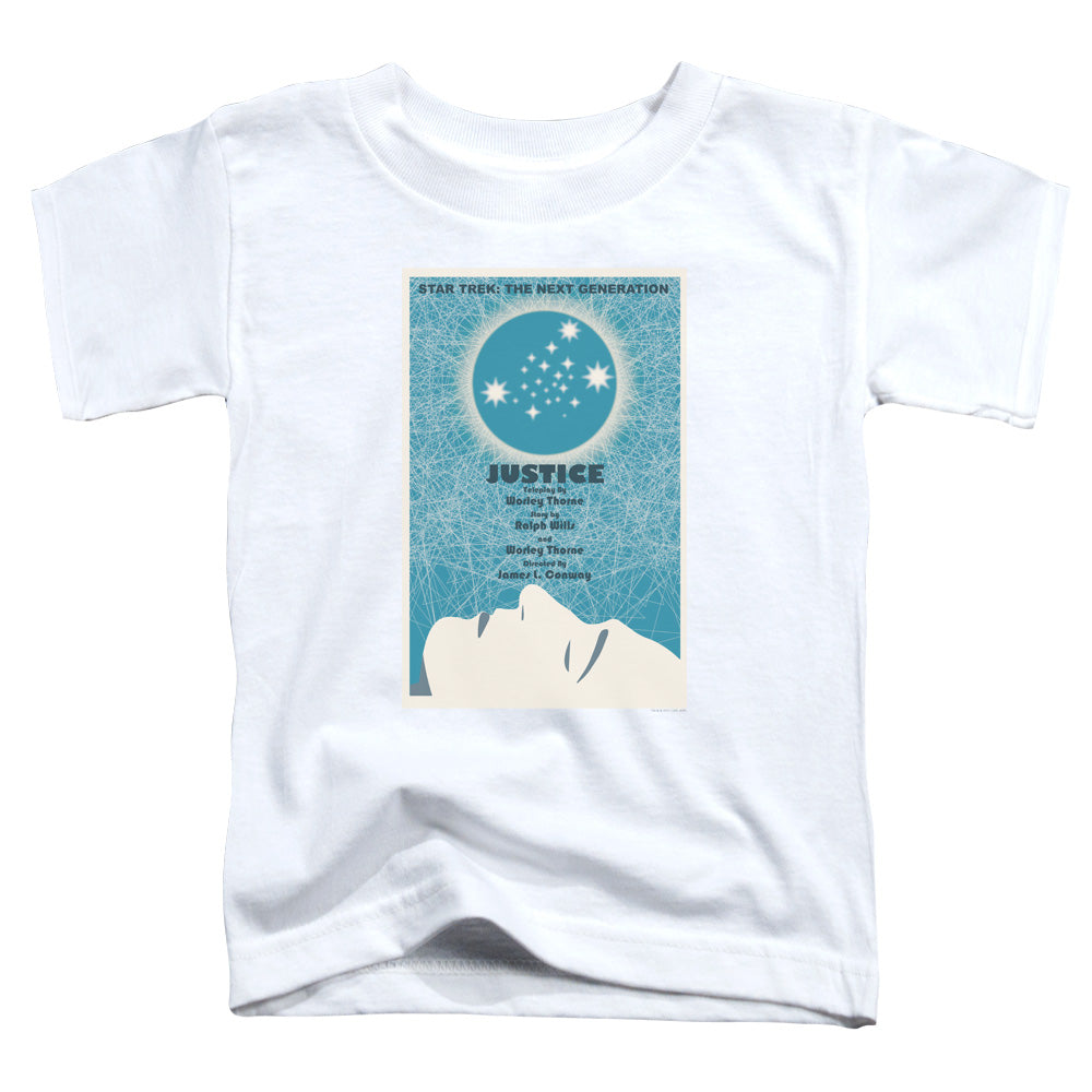 STAR TREK/TNG SEASON 1 EPISODE 8 - S/S TODDLER TEE - WHITE