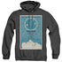 STAR TREK/TNG SEASON 1 EPISODE 8 - ADULT HEATHER HOODIE - BLACK
