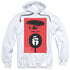 STAR TREK/TNG SEASON 1 EPISODE 10 - ADULT PULLOVER HOODIE - WHITE