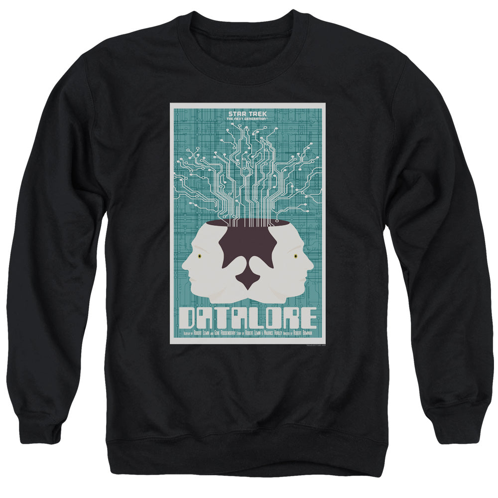 STAR TREK/TNG SEASON 1 EPISODE 13 - ADULT CREWNECK SWEATSHIRT - BLACK